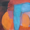 Rot-griechisch 60 x 60 cm Acryl auf Leinwand